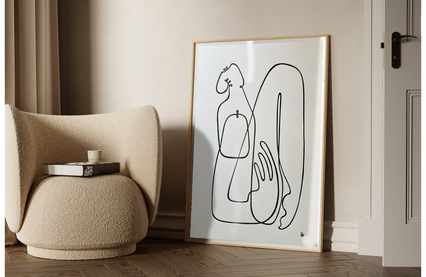 Self Celebration. Original one of a kind artwork by Lilo on Paper. LA artist. Beverly hils. Interior Design. Luxury Interiors.