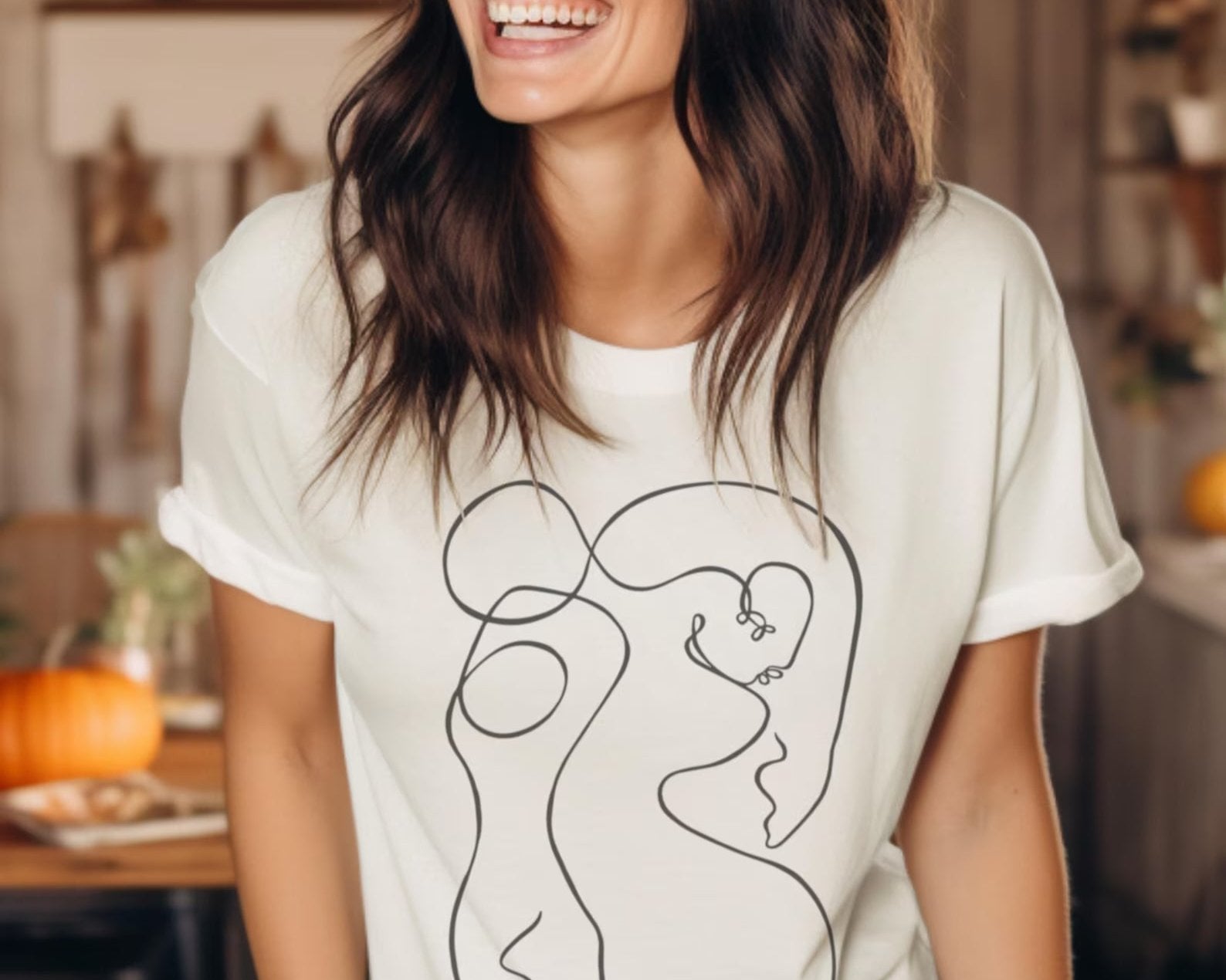 t-shirt with original art by Lilo on Paper