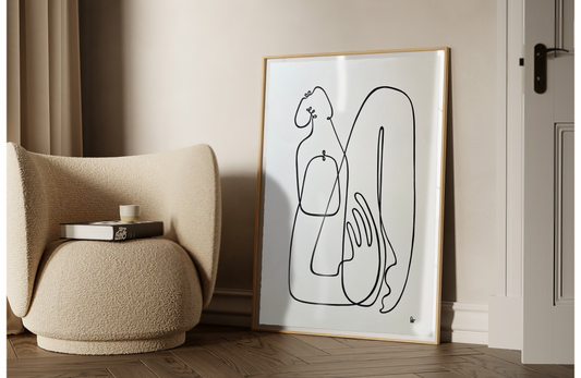 Self Celebration. Original one of a kind artwork by Lilo on Paper. LA artist. Beverly hils. Interior Design. Luxury Interiors.