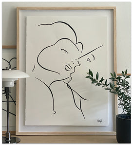 love original art lilo on paper