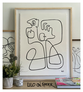 lilo on paper studio sale lifting me love art art collector