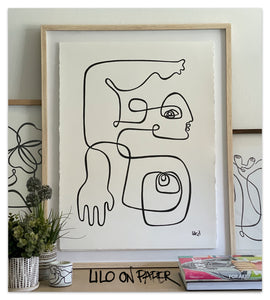 lilo on paper studio sale lifting me love art art collector